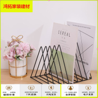 苏宁放心购专辑展示架桌面cd架创意黑胶唱片架收纳架新款简约