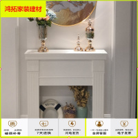 苏宁放心购厂家直销欧式壁炉美式装饰架白色壁炉柜室内装饰壁架装饰柜地中海新款简约