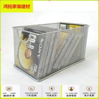 苏宁放心购家居铁网艺光盘盒创意CD架子大容量DVD盒光碟收纳架盒碟片新款简约