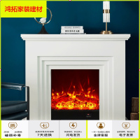 苏宁放心购简约壁炉装饰柜1.2米美式现代背景墙1.5米电壁炉架仿真火取暖家用新款简约