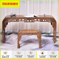 苏宁放心购红木家具鸡翅木琴桌古琴桌凳中式实木琴台画案仿古小书桌JL新款简约