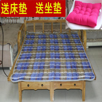 竹床折叠床单人床凉床午休床折叠沙床竹子床简易多功能沙床