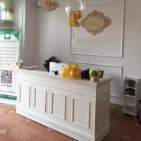 欧式收银台服装店收款台吧台时尚前台烤漆收银吧台院接待台