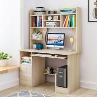 电脑桌简易小桌子电脑台式桌家用简约经济型书架组合学生写字桌