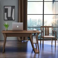 新中式全实木书桌书法桌简约书台电脑桌家用写字台书房家具办公桌 全实木书桌 否