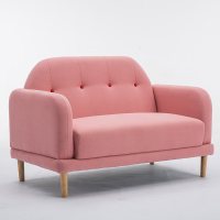 日式布艺现代简约沙北欧小户型客厅单人双人卧室小沙整装店铺