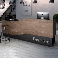 工业风收银台现代简约办公吧台前台服装店铺收银台转角可定制