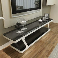 简约现代五金双层钢化玻璃电视柜茶几电视柜组合柜电视组合柜套餐