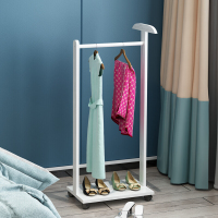 衣帽架落地带鞋架挂衣架实木卧室简易家用换鞋凳客厅衣服架