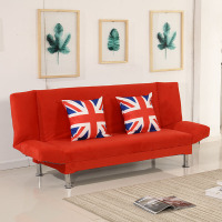 小户型出租房可折叠沙床简易沙客厅会客布艺沙