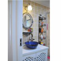 壁挂铁艺置物架浴室卫生间上墙收纳架子化妆品架洗漱用品置物多层