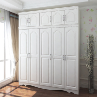 衣柜简约现代经济型实木板式三四五组装卧室整体衣柜简欧大衣橱