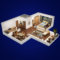 全屋家具15件套 普通床+床垫+床头柜+沙+茶几+电视柜+餐桌椅 全屋家具15件套