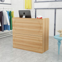 欧式收银台柜台小型简约现代服装店便利店母婴店吧台桌前台接待台