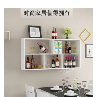 简约现代酒架酒柜壁挂式餐厅饭店墙上悬挂式红酒架创意多层置物架