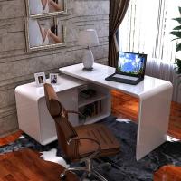 办公桌转角电脑桌现代简约写字台电脑桌台式家用书桌书架组合书房配套单个高书架