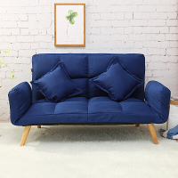 懒人沙床小户型卧室双人榻榻米可折叠客厅布艺休闲小沙