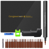 充电式电动螺丝刀套装 迷你多功能精修手机电脑数码维修拆机工具 整套