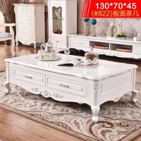 欧式理石茶几客厅茶几电视柜组合套装简约储物小户茶几整装家具220*40*45电视柜理石整装