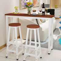 靠墙吧台桌家用客厅简约餐桌隔断简易小吧台桌椅组合咖啡高脚桌