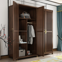 新中式全实木衣柜组合四衣柜二衣橱储物衣柜卧室家具LH-Q衣柜01