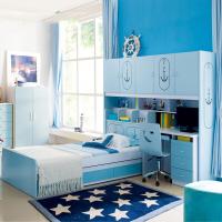 家具高低上下床双层床男组合床多功能衣柜床带书桌