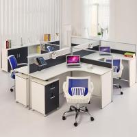 简约办公桌职员办公桌椅组合屏风卡座4人多人位电脑桌