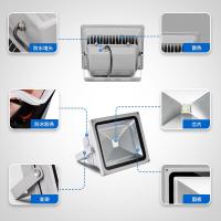 led投光灯户外防招牌庭院路灯室外射灯100W50W大功率投射灯照明70W正白