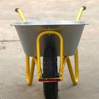 独轮手推车工地花园运输沙泥土小推车垃圾搬运农用工具独轮车包