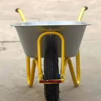 独轮手推车工地花园运输沙泥土小推车垃圾搬运农用工具独轮车包