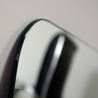 全身镜穿衣镜圆角粘贴壁挂试衣镜简约落地镜衣柜玄关装饰镜子包邮