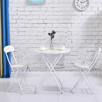 简易折叠桌便携正方形餐桌摆摊桌家用吃饭桌子小圆桌阳台洽谈圆桌