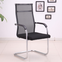 弓形办公椅家用办工职员电脑椅会议布透气椅子麻将简约棋牌室椅