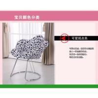 升降电脑椅子家用布艺旋转办公椅花朵椅梅花椅简约凳子懒人沙椅