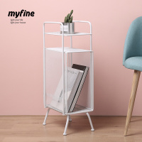 myfine 北欧软装装饰品 铁艺创意杂志架落地简易书架置物架