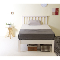 单人床儿童成人实木床出口日本1/1.2m1.5简约北欧小户型F4星环保
