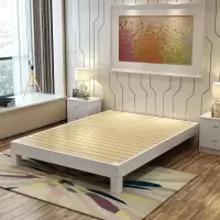 无床头床实木榻榻米床体松木床1.5米1.8米简易床无床头床架