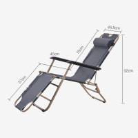 2019新款家具双鑫达折叠床单人午休床户外躺椅折叠椅沙滩椅办公室午睡