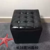 2019真皮沙凳小凳子软包凳换鞋凳小矮凳茶几櫈方凳梳妆墩圆凳小皮凳