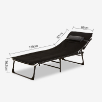 2019新款家具双鑫达折叠躺椅单人床办公室午睡午休床加宽棉垫户外行军床