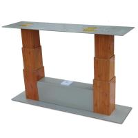 2019新款家具盛唐和风台制双机榻榻米升降机电动踏踏米升降桌遥控塔塔米升降台 L25型银色双机 整装