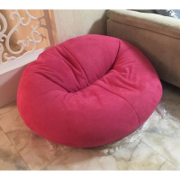 2019日式懒人沙椅舒适甜甜圈双人布艺沙榻榻米卧室客厅单人床豆袋
