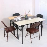 2019新款家具折叠桌子办公桌长条桌会议桌培训桌简易课桌电脑桌学习桌摆摊便携