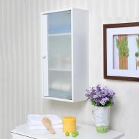 2019浴室壁柜墙上储物柜卫生间吊柜防水置物柜挂柜阳台收纳免打孔柜子 双-欧式挂柜【油漆封边】 组装