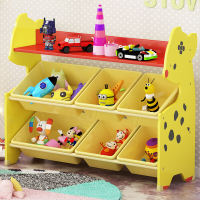 2019玩具收纳架置物架子书架多层幼儿园整理架宝宝卡通储物柜
