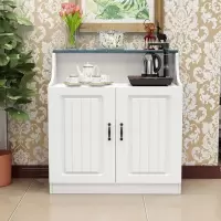 苏宁放心购欧式餐边柜简约现代多功能茶水桶柜客厅收纳储物柜微波炉碗橱小柜A-STYLE