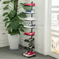 苏宁放心购欧式铁艺鞋架简约现代家用宿舍多层简易经济型拖鞋收纳鞋柜子A-STYLE