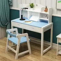 苏宁放心购儿童学习桌小学生书桌实木可升降小孩作业桌家用课桌写字桌椅套装A-STYLE