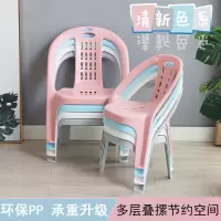 苏宁放心购加厚儿童靠背椅扶手学习椅成人幼儿餐椅凳家用时尚桌椅塑料小椅子A-STYLE