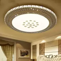 苏宁放心购LED吸顶灯客厅大灯圆形50/60/80cm1米遥控圆灯房间婚房卧室水晶灯A-STYLE